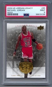 MICHAEL JORDAN 2009 UD Jordan Legacy #65 Gold - PSA 9 Mint HOF Chicago Bulls - Picture 1 of 2
