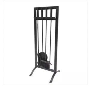 Kempston Park 5-Piece Fireplace Tool Set Solid Steel - Picture 1 of 5