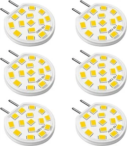 G8 3W LED Light Bulb 110V LED Lamp Spotlight Chandelier Lighting 3000K 6pcs - Picture 1 of 9