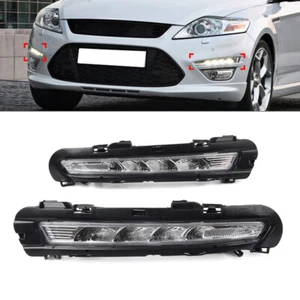 Daytime Running Lights / Turn Signal For Ford Mondeo 2011-2013 White Single Colours - Picture 1 of 13