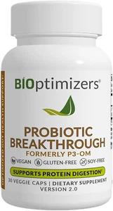 Bioptimizers Probiotic Breakthrough - Gut Health & Immune Support, 30 Vegan Caps - Picture 1 of 10