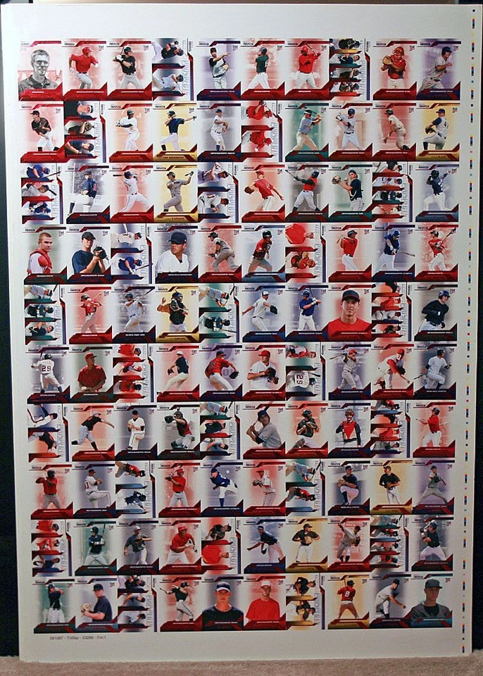 MIKE TROUT ROOKIE 2009 TriStar Prospects + Rare UNCUT Sheet w/ STRASBURG n more - Image 1 of 1