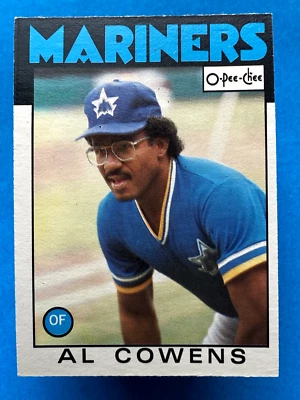 1986 O-Pee-Chee Al Cowens #92 - Image 1 of 2