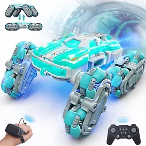 8WD Remote Control Stunt Cars, 2.4Ghz Gesture Sensing with Spray & Light... - Picture 1 of 6