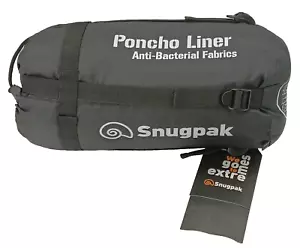 Snugpak Fully Insulated Black Poncho Liner New - Picture 1 of 8