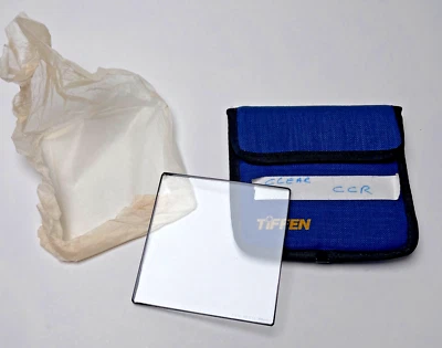 Tiffen 4x4" CCR Clear USA - Glass Filter w Blue slipcase - Image 1 of 4