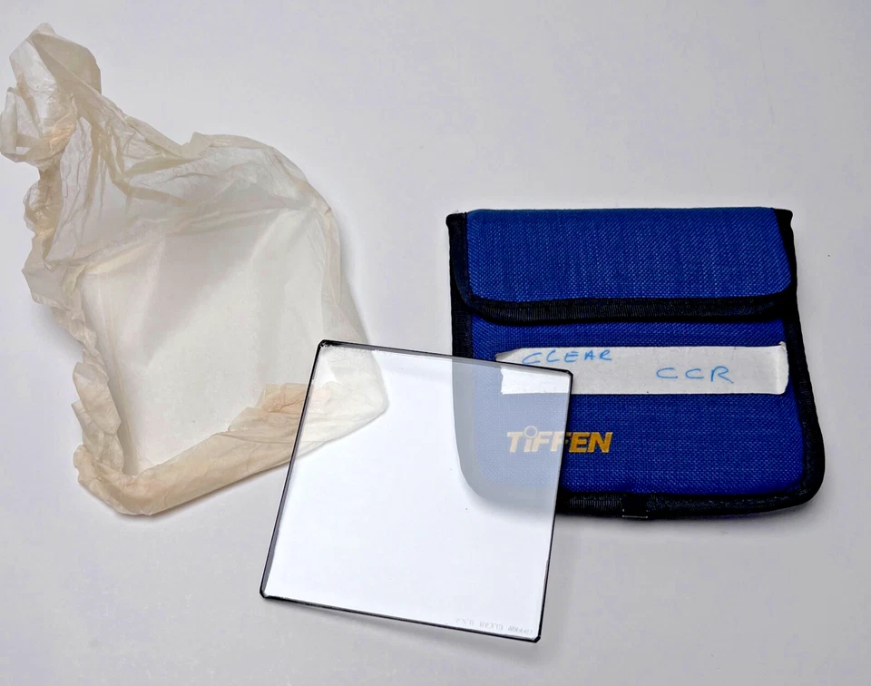 Tiffen 4x4" CCR Clear USA - Glass Filter w Blue slipcase - Image 1 of 4