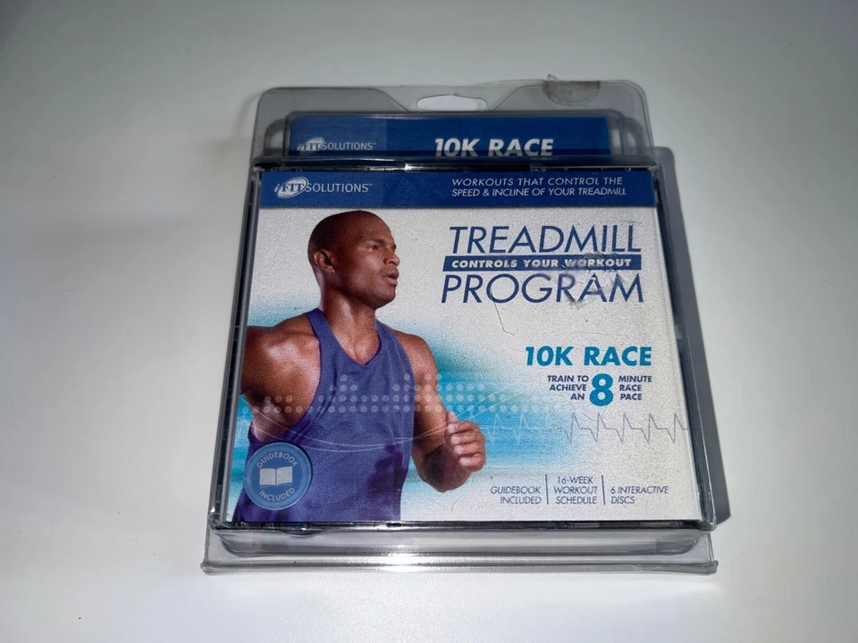 iFit Solutions Treadmill Running Program 10k race 6 Interactive Discs 8 Min Pace - Image 1 of 1