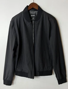 #324 Hugo Boss Men's Hanry Bomber Jacket Size 40 R RETAIL $595 - Picture 1 of 10