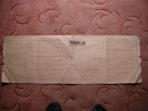 Aeromodeller Plans of the Wildcat a CL stunt model 920 mm wingspan - Picture 1 of 2
