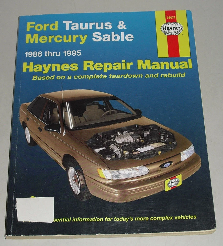Manual de Reparaciones Ford Taurus + Mercury Sable, Año de Fabricación 1986-1995 - Imagen 1 de 1