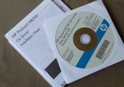 HP PROLIANT ML150 G6 SERVER SETUP POSTER PACK Bootable CDSetup  501529-022 - Bild 1 von 3