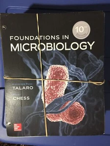 Loose Leaf for Foundations in Microbiology Talaro Chess - Paperback 10th Ed. - Picture 1 of 1