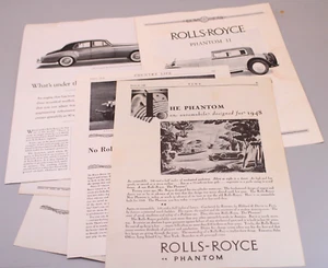 Collection of reprint 1920's Rolls Royce advertising - Picture 1 of 7