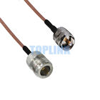 TNC Female Jack to UHF Male Plug PL-259 PL259 RF Pigtail Cable RG316 15cm ~ 2m