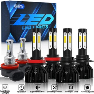Para Toyota 4Runner 2010-2020 6 piezas LED Bombillas de faros + luces antiniebla - Imagen 1 de 12