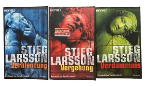 3x Stieg Larsson VERBLENDUNG, VERDAMMNIS und VERGEBUNG Millenium Trilogie - Bild 1 von 4