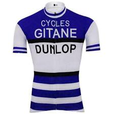 Mens Retro Cycles Gitane Dunlop Cycling Jersey Bicycle Jersey Cycling Shirt Tops