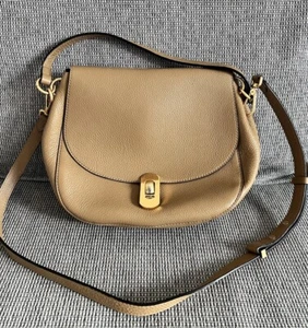 Coccinelle Handtasche Umhängetasche taupe/nude ital. Leder ca. 27,5 x 23 x8 cm - Bild 1 von 16
