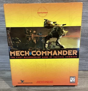 Mech Commander, 1998, Big Box, Vintage PC Game New Contents Sealed Never Opened - Picture 1 of 9