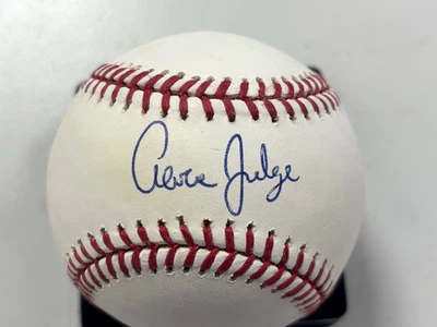 Aaron Judge Rookie Era Signed Auto MLB Baseball New York Yankees JSA MVP CLEAN - Image 1 of 4