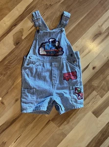 Vintage Kinder Thomas the Tank Engine Denim Overall bestickt Züge Größe 24M - Bild 1 von 10