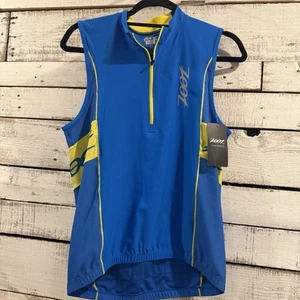 Zoot Herren Performance Tri ärmelloses Trikot Medium M blau gelb - Bild 1 von 8