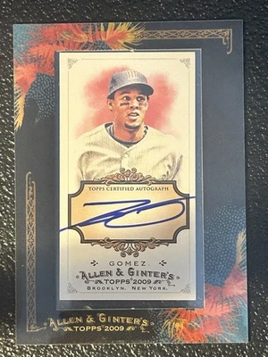 2009 Topps Allen & Ginter's - Framed Mini Autographs Carlos Gomez #AGA-CG (AU) - Image 1 of 2