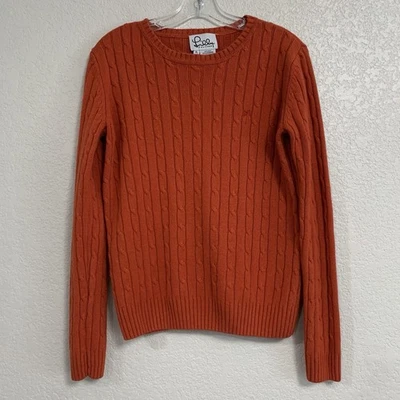 Suéter De Colección Lilly Pulitzer Para Mujer L Seda Cachemira Cable Bordado Palma Logo Foto 1 de 4