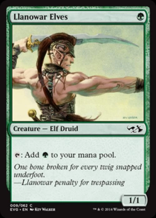 Llanowar Elves - Medium Play MTG Duel Decks Anthology: Elves vs Goblins - Image 1 of 1
