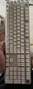 Clavier de jeu mécanique ergonomique filaire RGB blanc RK ROYAL KLUDGE RK918 - Photo 1/7