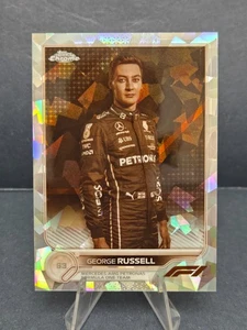 2022 Topps Chrome Sapphire Formula 1 F1 George Russell Portrait Sepia 49/100 #17 - Picture 1 of 3
