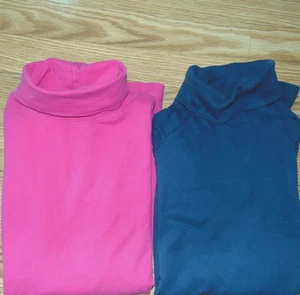 2 camicie girocollo cotone rosa e blu donna tg S Lilla P Marissa Christina - Foto 1 di 5