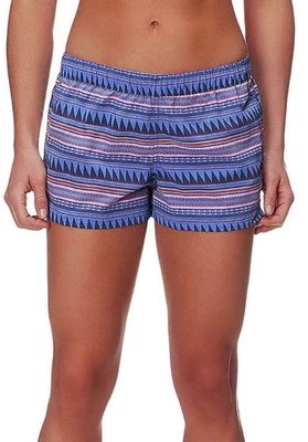 Patagonia Mujer Apenas Bolsos Cortos Púrpura Geo Secado Rápido Gorpcore Gimnasio Natación S Foto 1 de 4