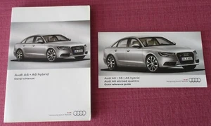 AUDI A6 SALOON (2011 - 2014) OWNERS MANUAL - HANDBOOK INCLUDING A6 HYBRID SALOON - Picture 1 of 8