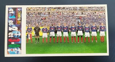IMAGE PANINI FOOTBALL CHAMPIONS 98 L'ALBUM DE LA VICTOIRE N° 7 - Photo 1/2