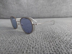 MATSUDA Round Sunglasses Model M3063 Antique Silver & Blue Lns 47-21 - Picture 1 of 7