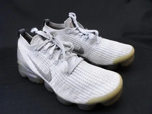 NIKE AIR VAPORMAX VM FK SIZE 7.5? - White Gray Silver Trim READ - Picture 1 of 10