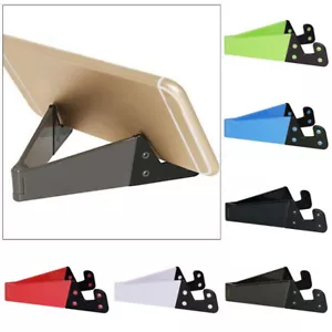 Portable Universal Foldable Mobile Phone Stand Holder For Smartphone Tablet PC - Picture 1 of 20