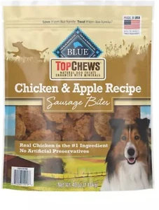 Top Chews Chicken & Apple Recipe 100% Natural Dog Treats, 40 Ounce Exp 11/2025 - Picture 1 of 2