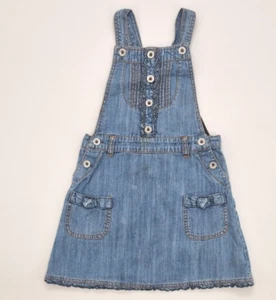 Marks &Spencer Jeansrock Latzrock Mädchen Träger in Gr. 116 (5-6) 100% Baumwolle - Bild 1 von 4