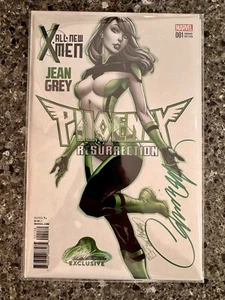 Phoenix Resurrection #1 J. Scott Campbell F Variant NM+ Signed with COA in Mylar - Picture 1 of 4