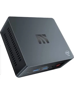 Mini Desktop Computer, Mini PC Windows 10 8GB RAM 256GB SSD Intel Celeron J3455 - Picture 1 of 7