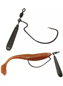 GUYOUKE 6 Stück gewichtete Drop Shot Angelhaken für Softbaits NEU - Bild 1 von 7