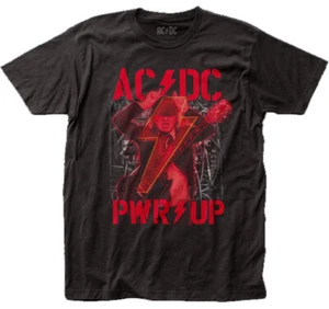 CAMISETA AC/DC ANGUS PWR POWER UP BANDA JOVEN GUITARRA MÚSICA ROCK ACDC57 - Imagen 1 de 3
