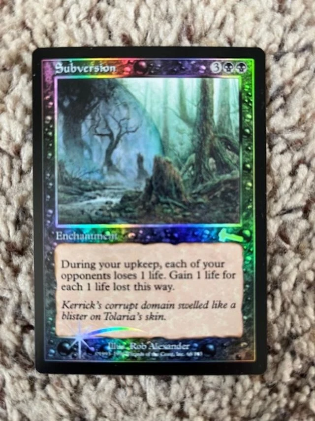 MTG- Subversion x1 - Urza's Legacy FOIL - Image 1 of 1