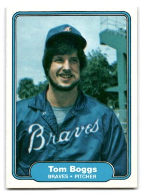 Tom Boggs 1982 Fleer Baseball #430 Atlanta Braves - Image 1 of 2