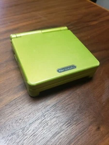 Nintendo Game Boy Advance GBA SP Limited Edition Lime Green Shelf 4 - Picture 1 of 3