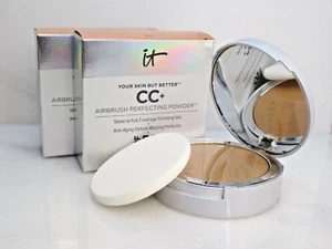 IT COSMETICS CC+ AIRBRUSH PERFECTING POWDER SPF 50+ RICH 0.33 OZ NWB LOT OF 2 - Picture 1 of 5