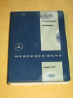 Tabellenbuch Mercedes 1960 - 180 -190 - 220 - 300 d - 300 SL- Orginal !!!!